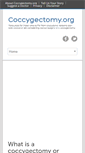 Mobile Screenshot of coccygectomy.org